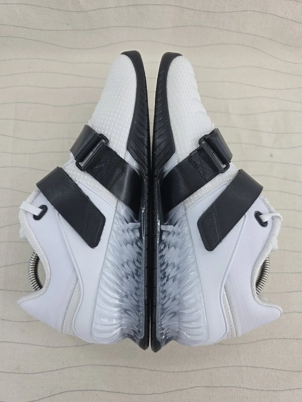 Nike Mens Romaleos 4 White Black Weightlifting Sneakers Shoes CD3463-101 Size 8